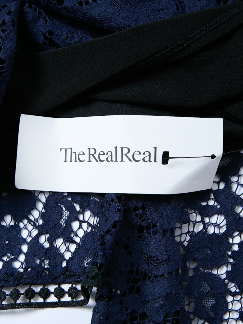 Veronica Beard Aura Floral Lace Asymmetric Handkerchief Skirt Navy XS - Picture 7 of 11